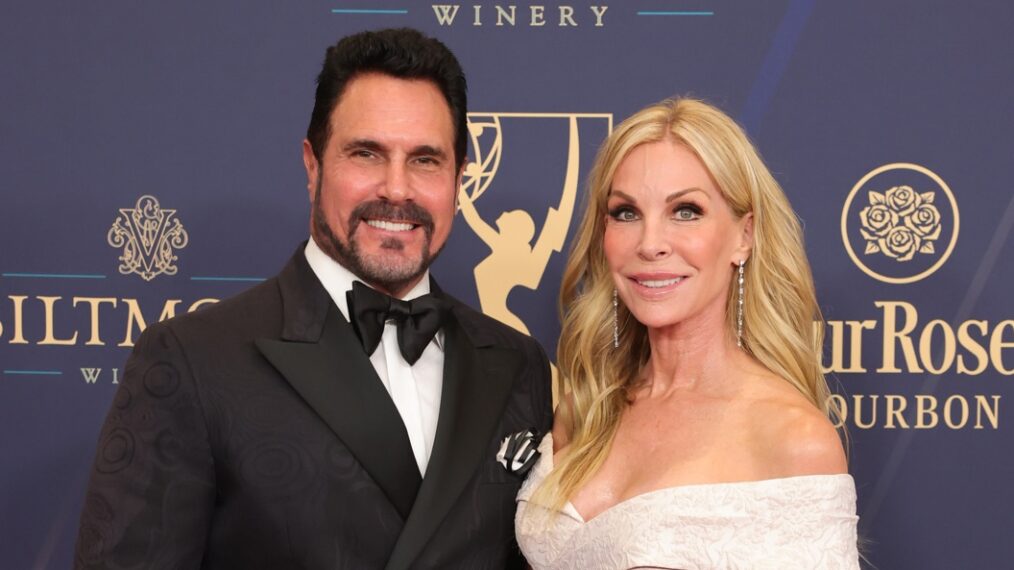 Don Diamont, Cindy Ambuehl at the 2025 Daytime Emmys on October 17
