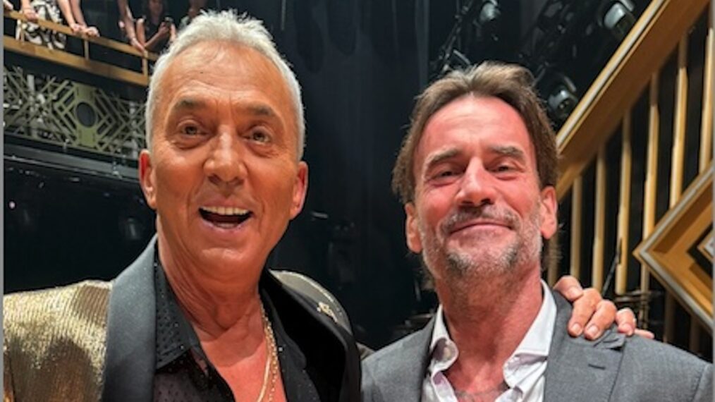 CM Punk and Bruno Tonioli