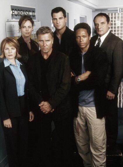Marg Helgenberger, Chandra West, William Petersen, George Eads, Gary Dourdan, Paul Guilfoyle