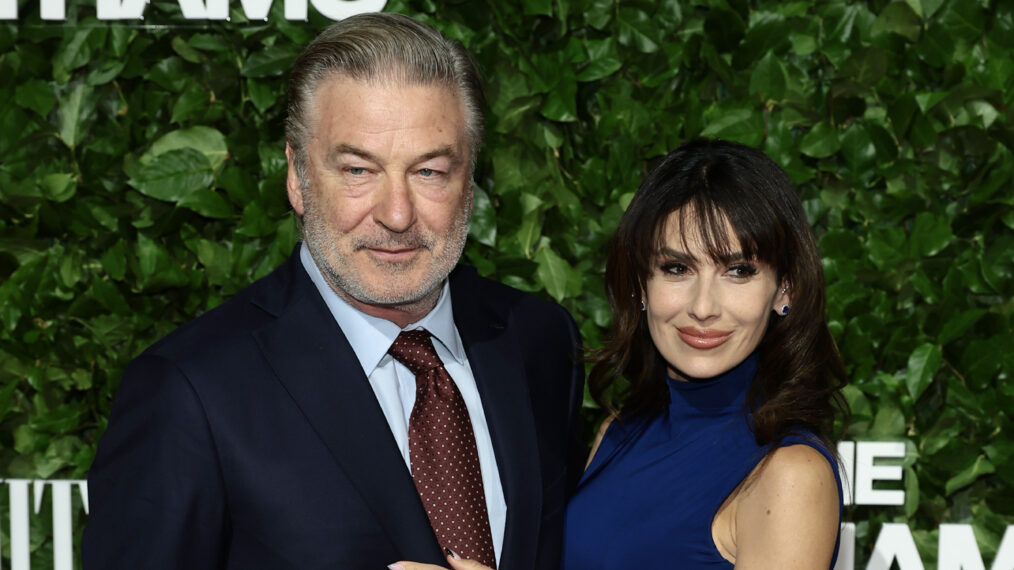Alec Baldwin and Hilaria Baldwin attend The Gotham TV Awards