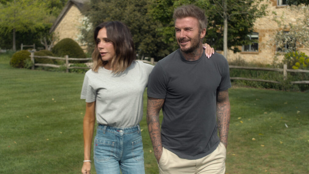 David and Victoria Beckham in 'Victoria Beckham'