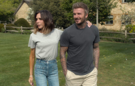 David and Victoria Beckham in 'Victoria Beckham'