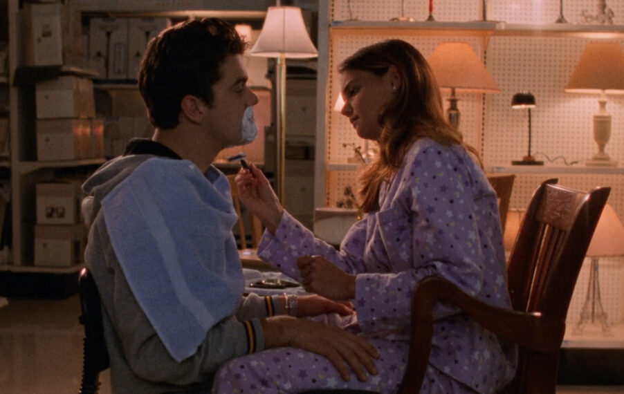 Katie Holmes and Joshua Jackson as Joey and Pacey on 'Dawson's Creek'