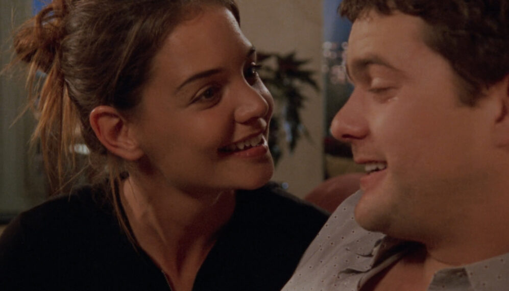 Katie Holmes and Joshua Jackson as Joey and Pacey on 'Dawson's Creek'