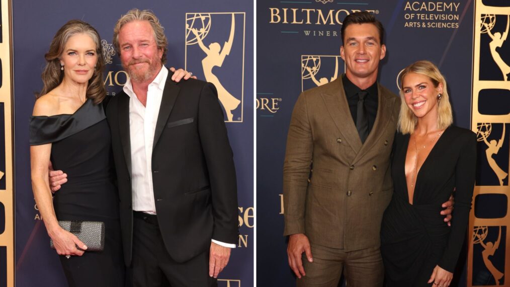 Susan Walters, Linden Ashby, Tyler Cameron, and Tate Madden at the 2025 Daytime Emmys