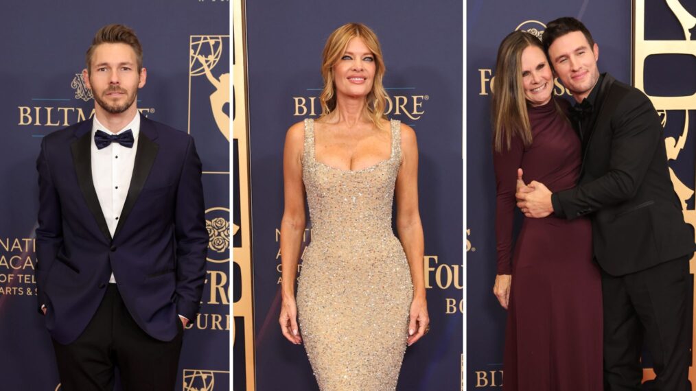 Scott Clifton, Michelle Stafford, Lynn Herring and Hank Northrup at the 2025 Daytime Emmys