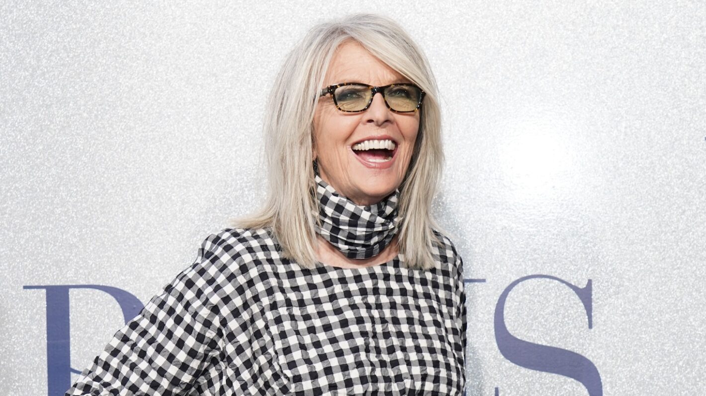 Diane Keaton attends the premiere of STX's