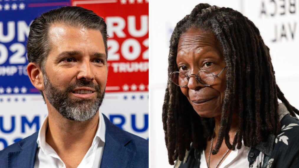 Donald Trump Jr. and Whoopi Goldberg