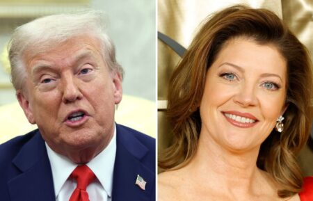 Donald Trump and Norah O'Donnell