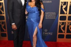 Egypt Sherrod and Mike Jackson at the 2025 Daytime Emmys on October 17