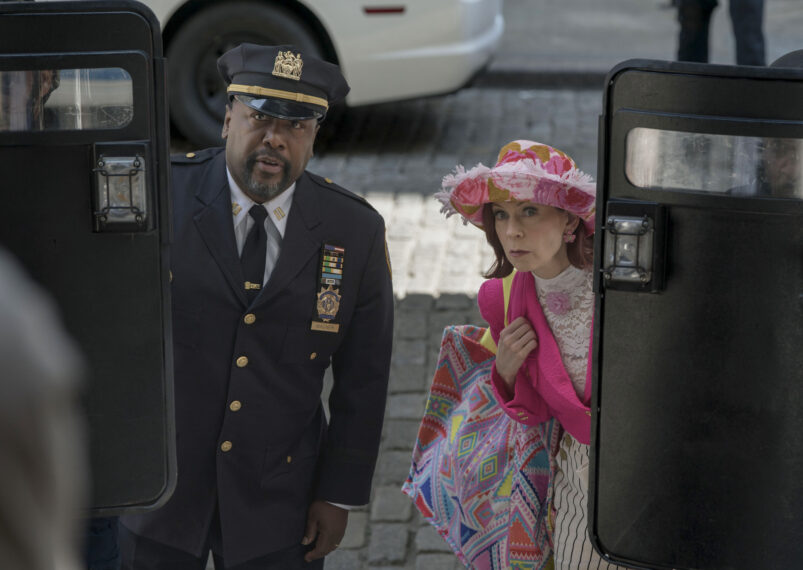 Wendell Pierce as Captain Wagner and Carrie Preston as Elsbeth Tascioni in 'Elsbeth' Season 3 Episode 2