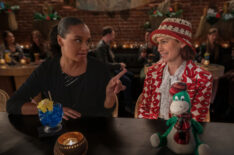 Carra Patterson as Kaya Blanke and Carrie Preston as Elsbeth Tascioni in 'Elsbeth' Season 3 Episode 3