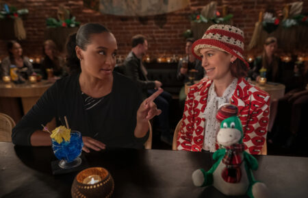 Carra Patterson as Kaya Blanke and Carrie Preston as Elsbeth Tascioni in 'Elsbeth' Season 3 Episode 3