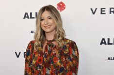 Emily VanCamp attends the Los Angeles Special Screening of 'Miranda's Victim' at Regency Bruin Theatre on October 05, 2023 in Los Angeles, California.