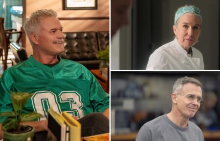 Eric Dane in 'Brilliant Minds,' Lauren Weedman as Patrice in 'Sirens,' and David Eigenberg as Steve Brady in 'And Just Like That…'