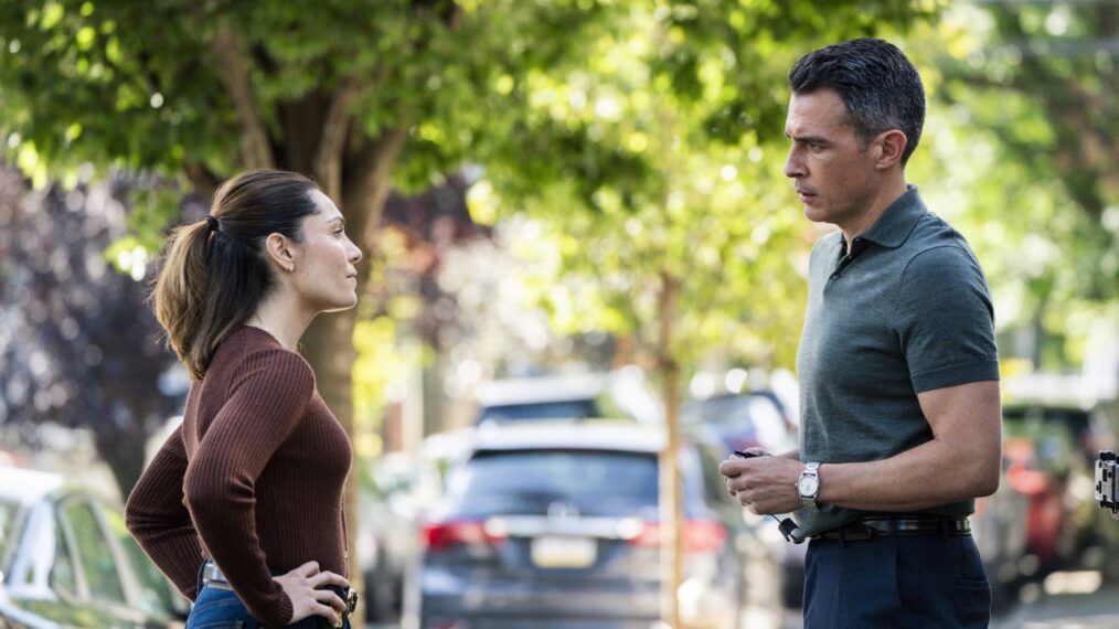 Juliana Aidén Martinez as Eva Ramos and John Boyd as Special Agent Stuart Scola — 'FBI' Season 8 Episode 3 'Boy Scout'