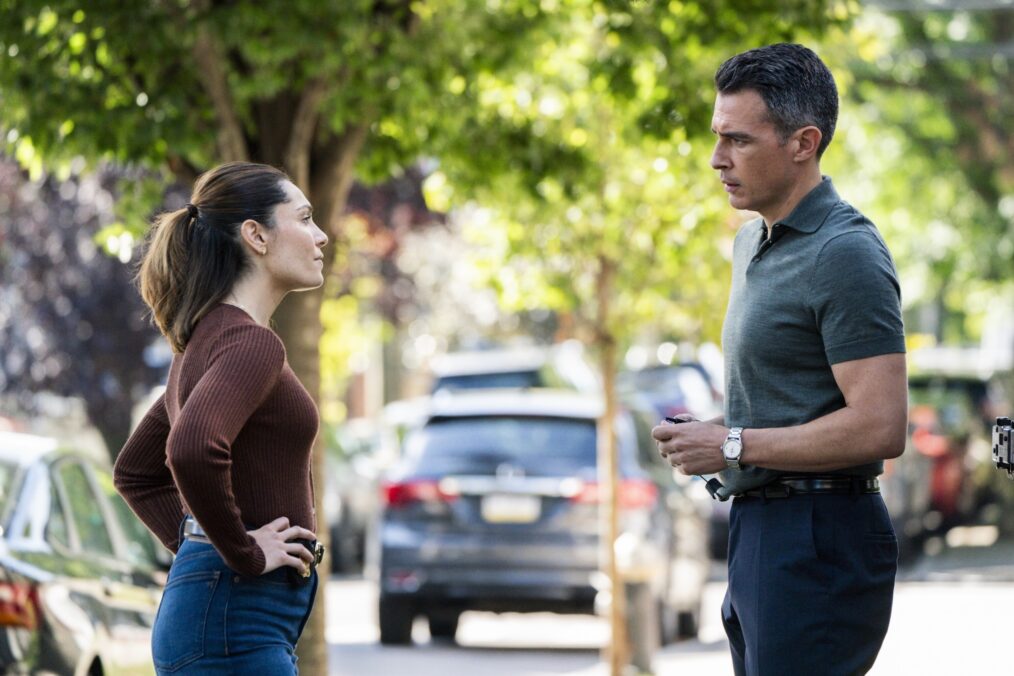 Juliana Aidén Martinez as Eva Ramos and John Boyd as Special Agent Stuart Scola — 'FBI' Season 8 Episode 3 