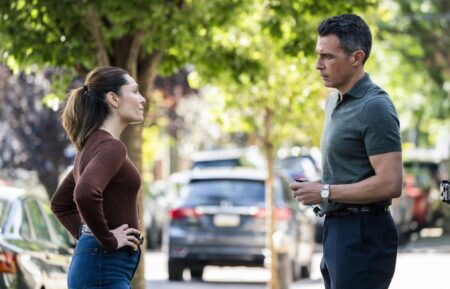 Juliana Aidén Martinez as Eva Ramos and John Boyd as Special Agent Stuart Scola — 'FBI' Season 8 Episode 3 