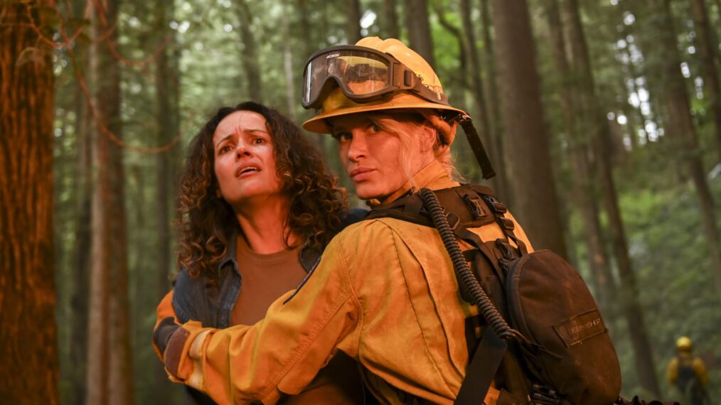 Tara Wilson as Janice and Leven Rambin as Audrey James — 'Fire Country' Season 4 Episode 2 