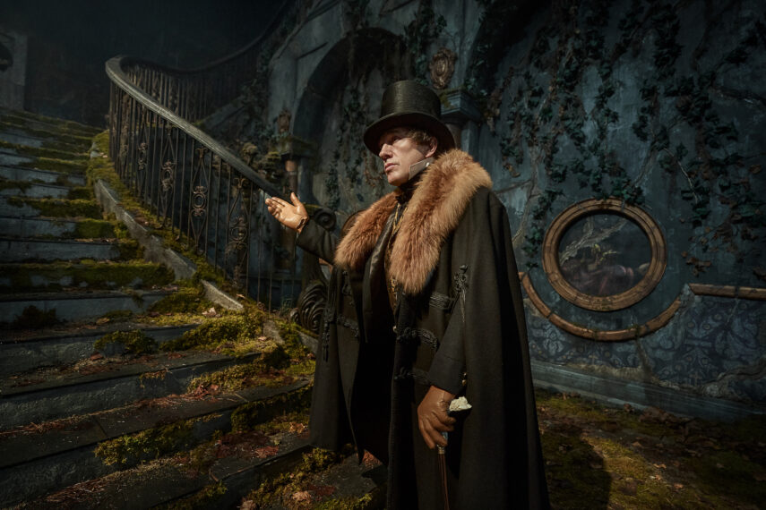 Christoph Waltz as Harlander in 'Frankenstein'