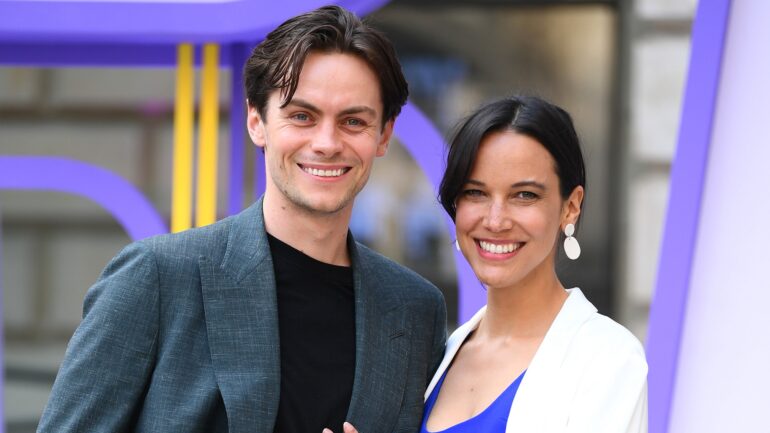 Freddy Carter and Caroline Ford attend the 2023 Royal Academy of Arts Summer Preview Party at Royal Academy of Arts on June 06, 2023 in London, England