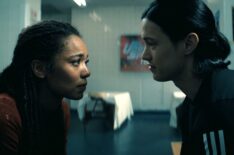 Jaz Sinclair and Derek Luh as Jordan in 'Gen V' Season 2