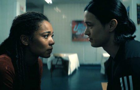Jaz Sinclair and Derek Luh as Jordan in 'Gen V' Season 2
