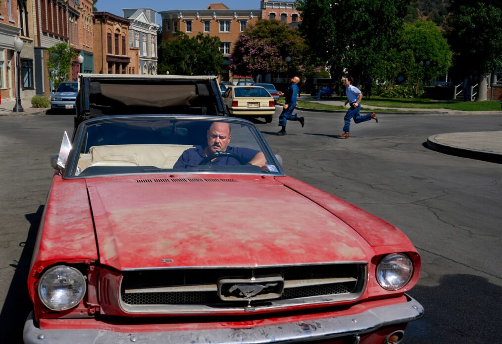 Will Sasso, Jessie Prez, and Montana Jordan in 'Georgie & Mandy's First Marriage' Season 2