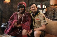 Danielle Pinnock and Richie Moriarty in 'Ghosts' Season 5