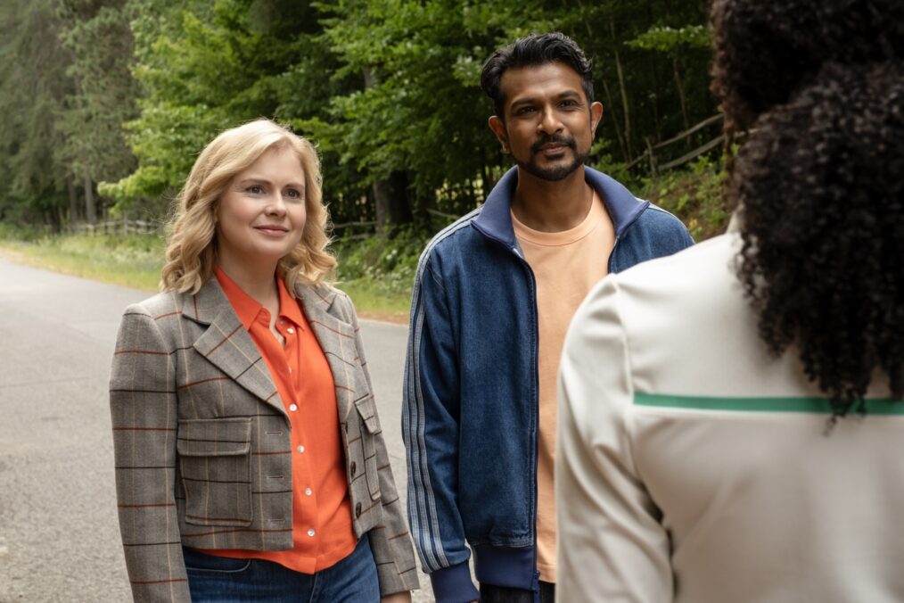 Rose McIver and Utkarsh Ambudkar in 'Ghosts' Season 5