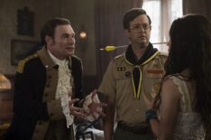 Brandon Scott Jones and Richie Moriarty in 'Ghosts' Season 5 Halloween episode