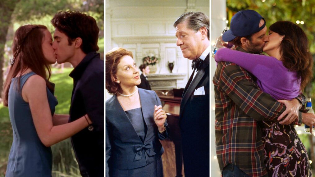 Alexis Bledel and Milo Ventimiglia, Kelly Bishop and Edward Herrmann, Scott Patterson and Lauren Graham on 'Gilmore Girls'