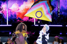 SZA and Cyndi Lauper perform during 'A Grammy Salute to Cyndi Lauper: Live From the Hollywood Bowl'