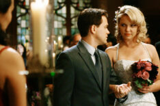 T.R. Knight as George O'Malley and Katherine Heigl as Izzie Stevens in 'Grey's Anatomy'