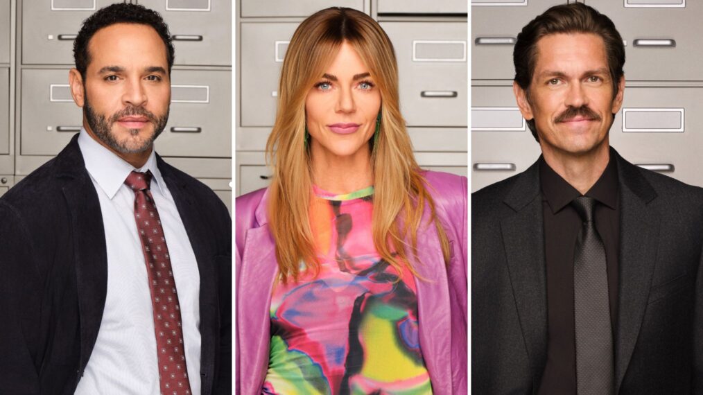 Daniel Sunjata, Kaitlin Olson, and Steve Howey in 'High Potential'