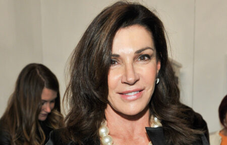 Hilary Farr attends the PANDORA Jewellery lounge At World MasterCard Fashion Week In Toronto