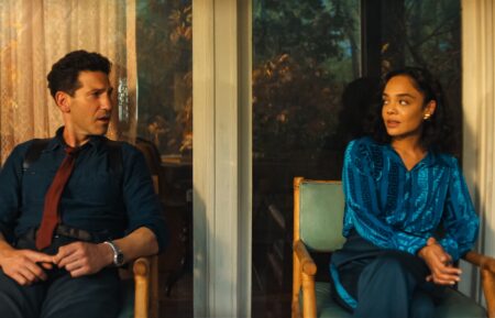Jon Bernthal as Detective Jack Harper and Tessa Thompson as Anna — 'His & Hers'