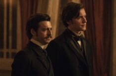 Anthony Boyle and Louis Partridge in 'House of Guinness' Season 1