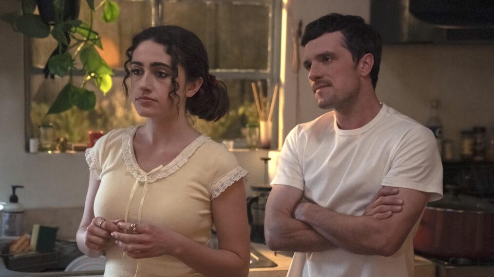 Rachel Sennott and Josh Hutcherson in 'I Love LA'