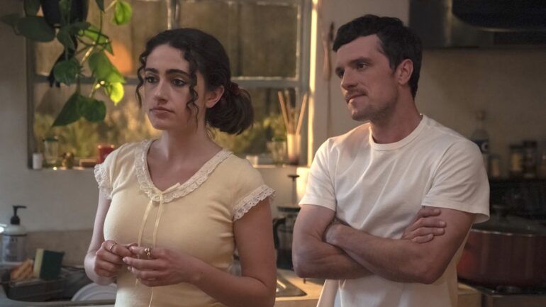 Rachel Sennott and Josh Hutcherson in 'I Love LA'