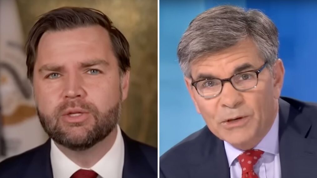 JD Vance and George Stephanopoulos