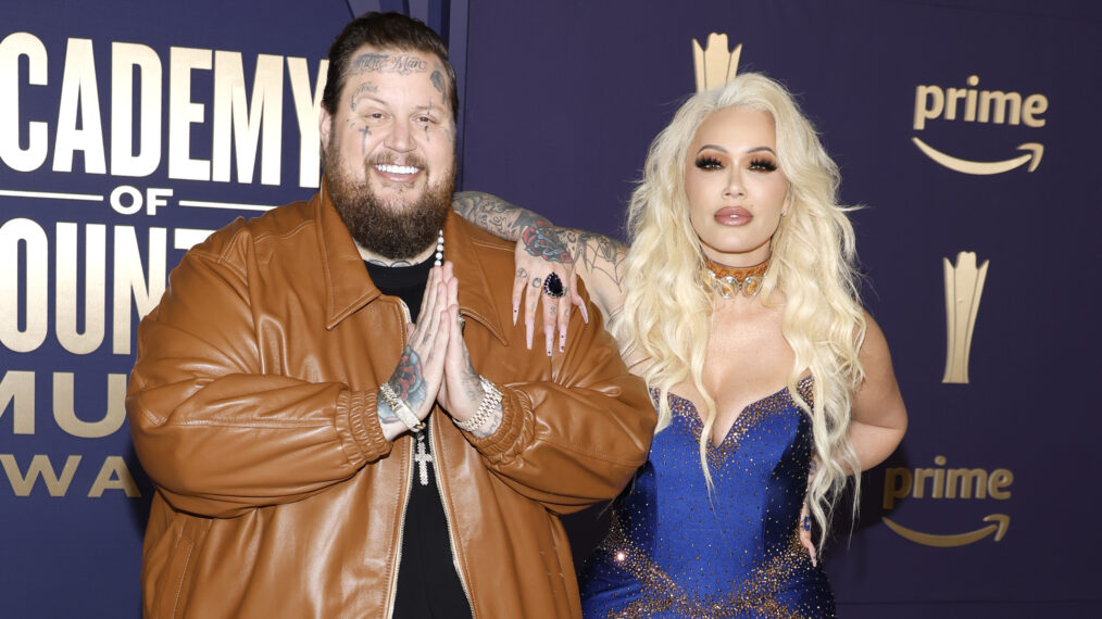 Jelly Roll and Alyssa DeFord attend the 59th Academy of Country Music Awards
