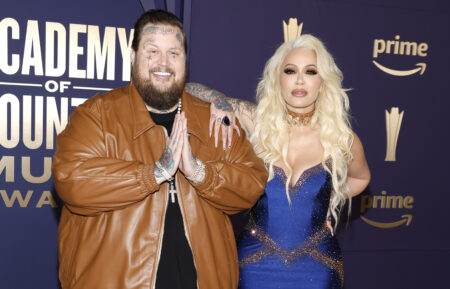 Jelly Roll and Alyssa DeFord attend the 59th Academy of Country Music Awards