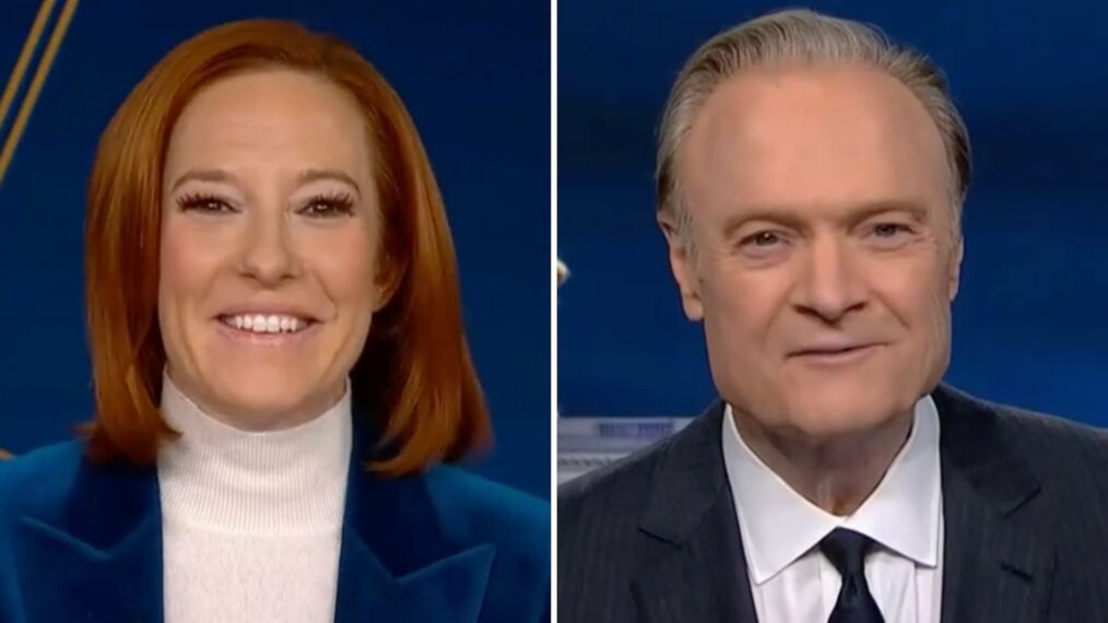 Jen Psaki and Lawrence O'Donnell