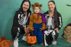 Valentin Chmerkovskiy and Jenna Johnson at Disney+ Halloween Fest hosted at The Walt Disney Studios in Burbank, CA on Saturday, October 25, 2025