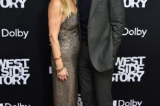Jessica Capshaw and Christopher Gavigan attend the 'West Side Story' New York Premiere at Rose Theater, Jazz at Lincoln Center on November 29, 2021 in New York City.