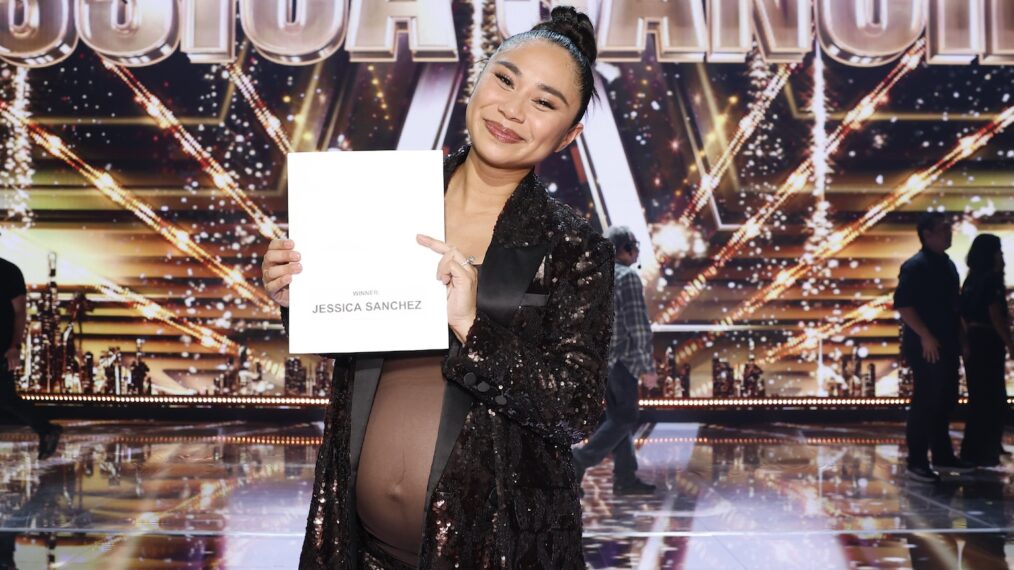 Jessica Sanchez in the 'America's Got Talent' Season 20 finale