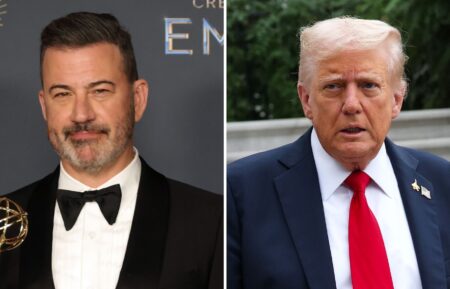 Jimmy Kimmel and Donald Trump