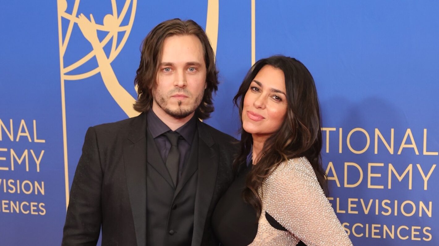 Jonathan Jackson, Lisa Vultaggio at the 2025 Daytime Emmys