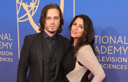 Jonathan Jackson, Lisa Vultaggio at the 2025 Daytime Emmys